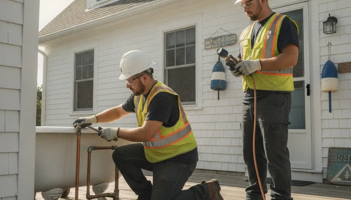 Plumber serving Plymouth, MA providing professional plumbing repair services for local homes and businesses