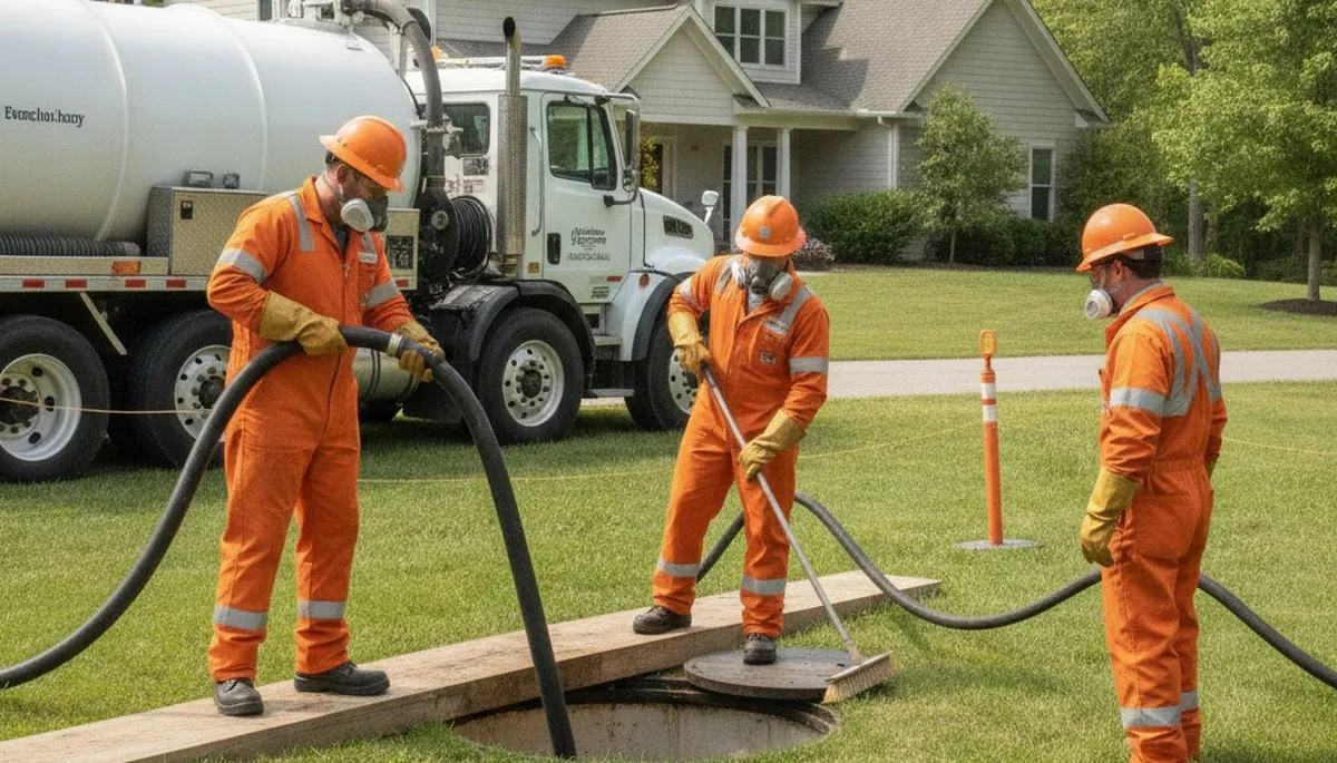 Septic tank cleaning service for Plymouth, MA homes by On Call Plumbers