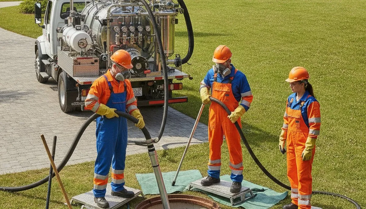 Septic tank cleaning service for Plymouth, MA homes by On Call Plumbers