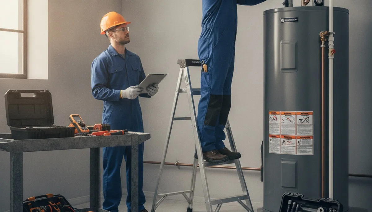 On Call Plumbers water heater repair service in Plymouth, MA for residential plumbing needs